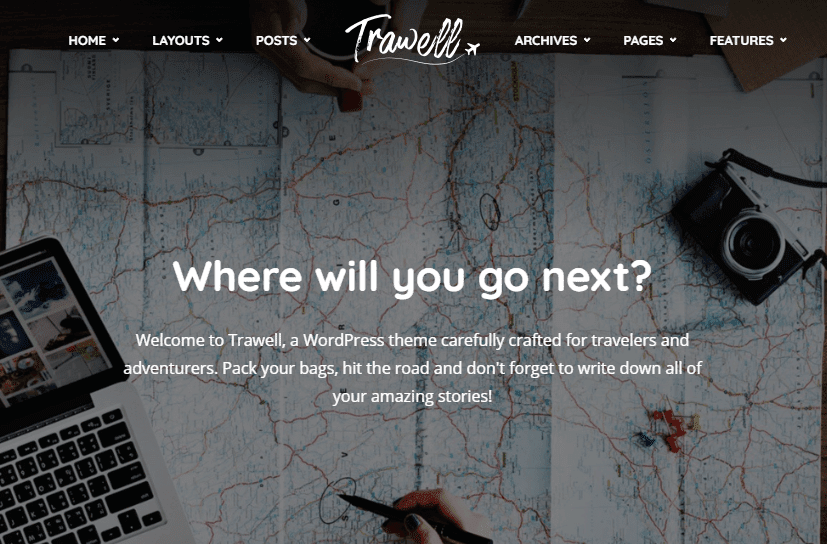 trawell wordpress theme