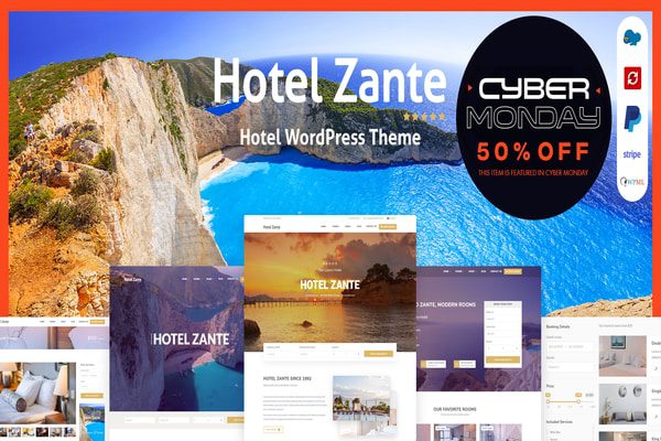 Hotel Zante WordPress theme