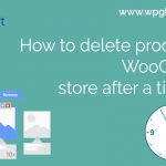 How to delete products from WooCommerce store after a time period