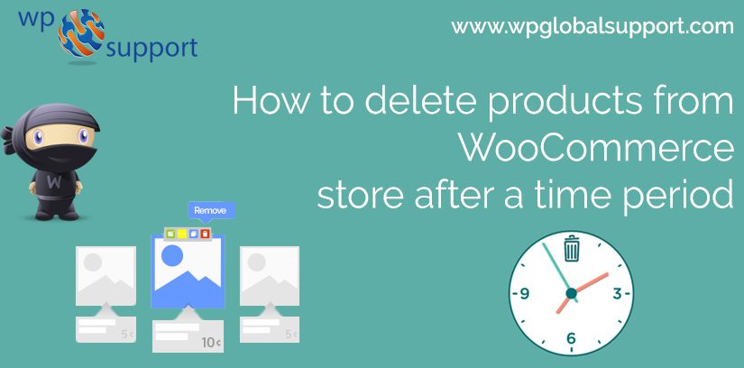 How to delete products from WooCommerce store after a time period