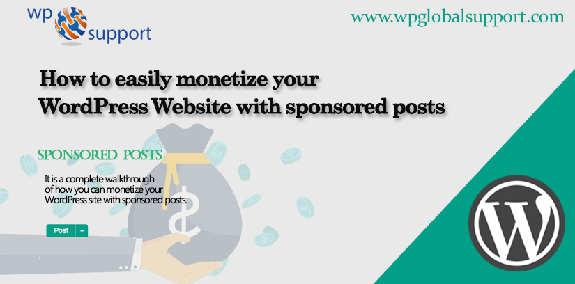 How to easily monetize your WordPress Website with sponsored posts