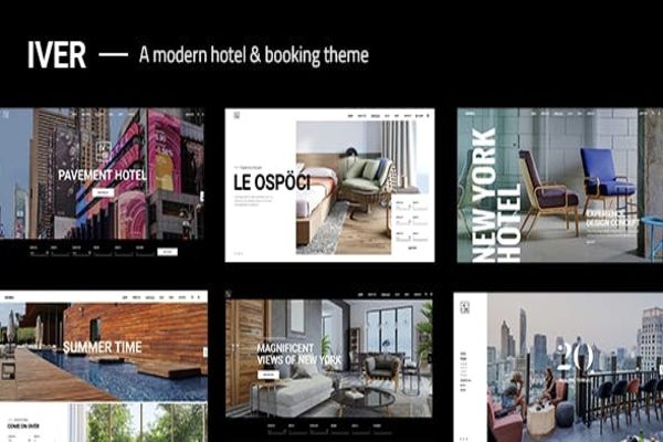 Iver hotel & booking theme