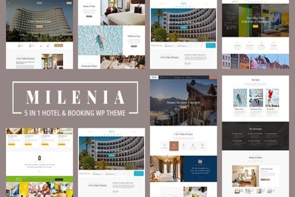 Milenia hotel WordPress theme 