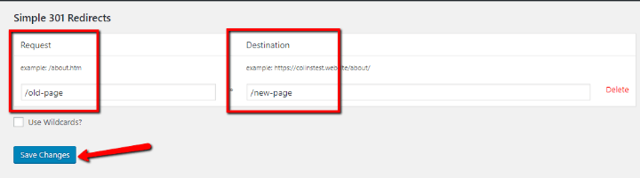 add 301 redirects to wordpress