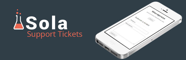 Sola Support tickets WordPress plugin