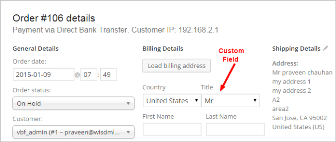 Add Custom Fields to WooCommerce Checkout Page