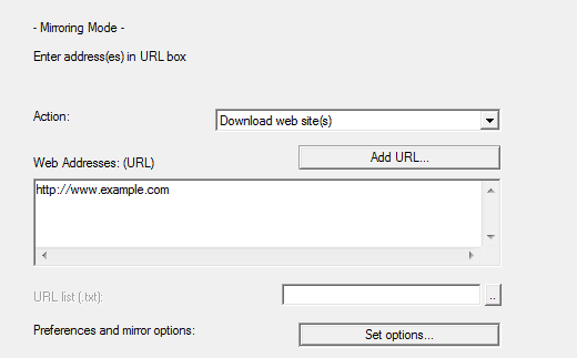 httrack tool