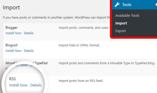 import rss