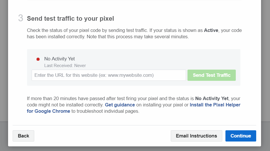 installing-facebook-pixel-code-send-test-traffic