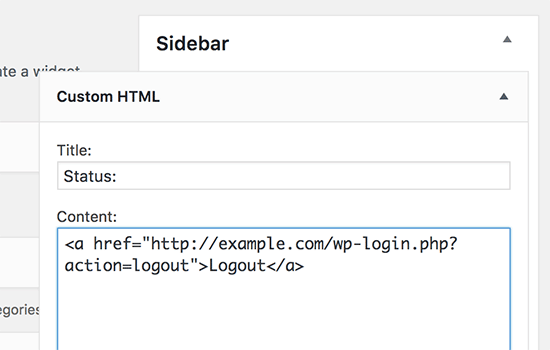 custom-wordpress-navigation-menu-logout-html-widget