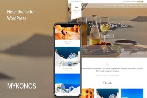 mykonos hotel & resort theme 