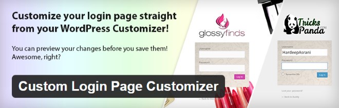 Custom Login Page Customizer