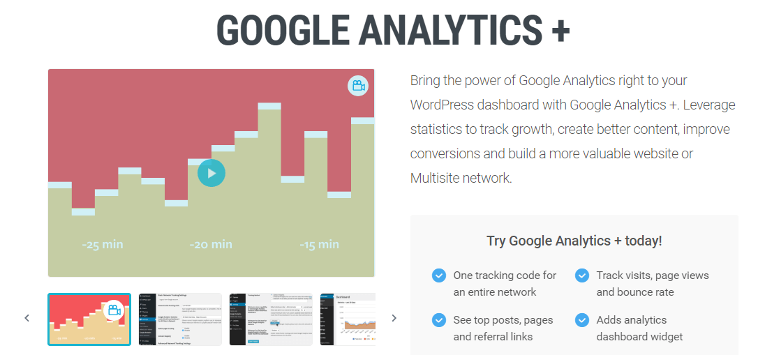 Google Analytics+ Plugin