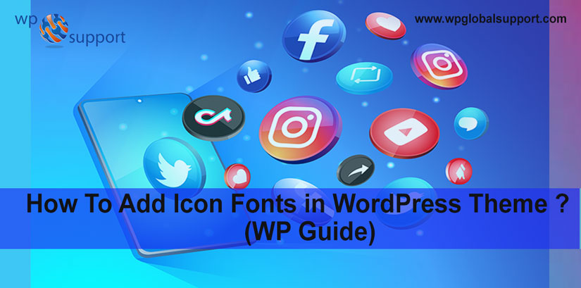 Icon fonts in WordPress Theme