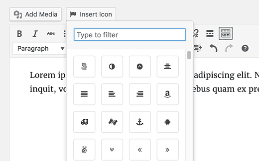 Attachment File Type Icons