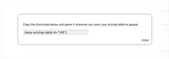 Pricing Tables in WordPress