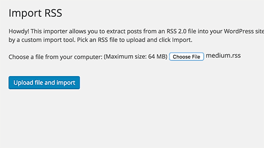 Medium to WordPress