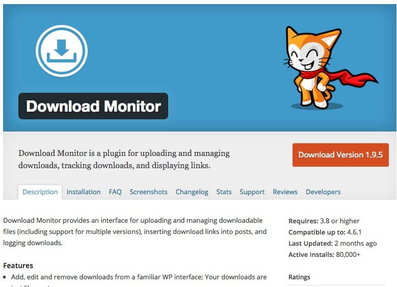 wordpress download monitor