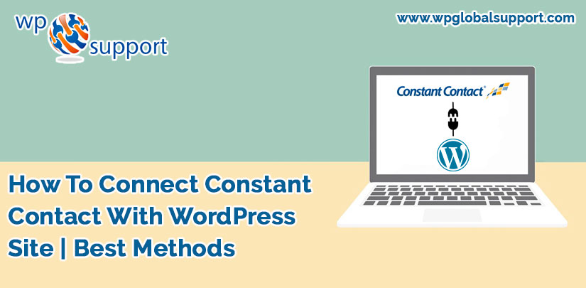 Connect constant contact with WordPress Site
