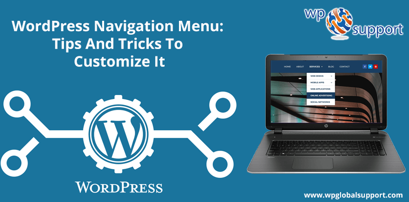 WordPress navigation menu