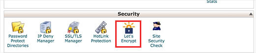 cpanelletsencrypt security feature as part of Free SSL with Let's Encrypt