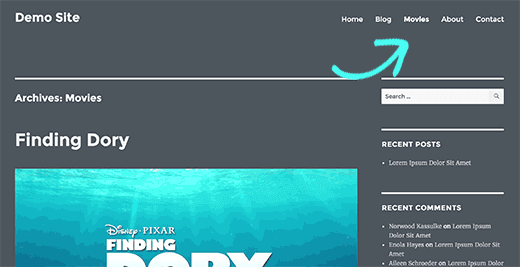 custom-wordpress-navigation-menu-cpt-archive-page