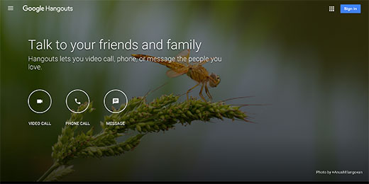 GoogleHangouts - Webinar Softwares For WordPress Users
