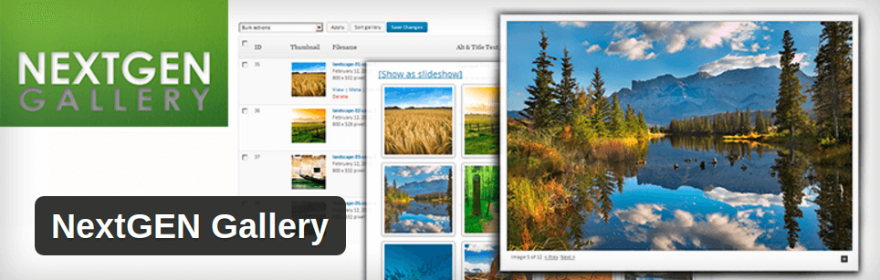 nextgen image gallery wordpress plugin