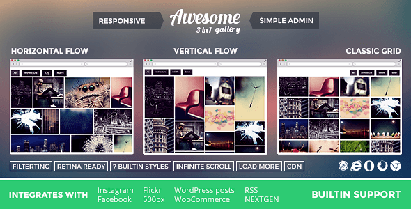 Awesome Gallery wordpress plugin