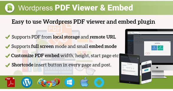 WordPress PDF Viewer and Embed