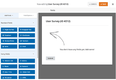 wpforms form edit