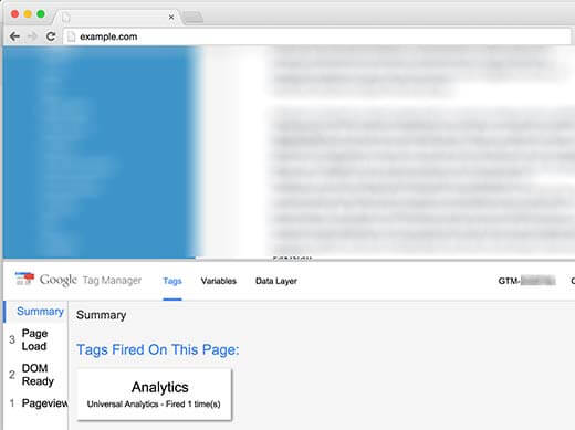tag manager preview