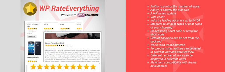 WordPress Rate Everything Star Rating Plugin