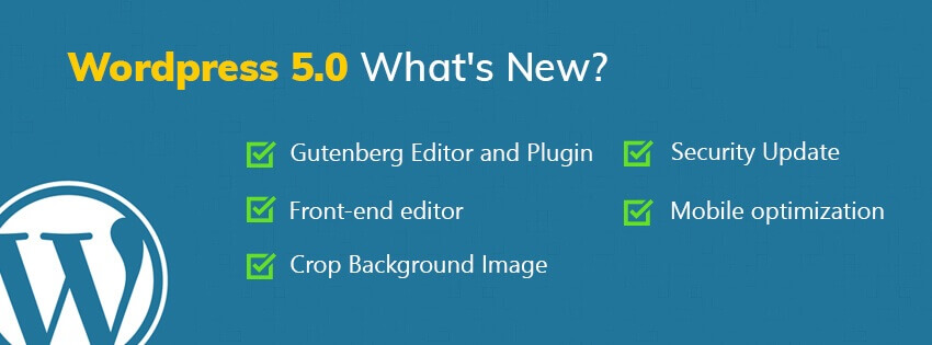 WordPress 5.0 features