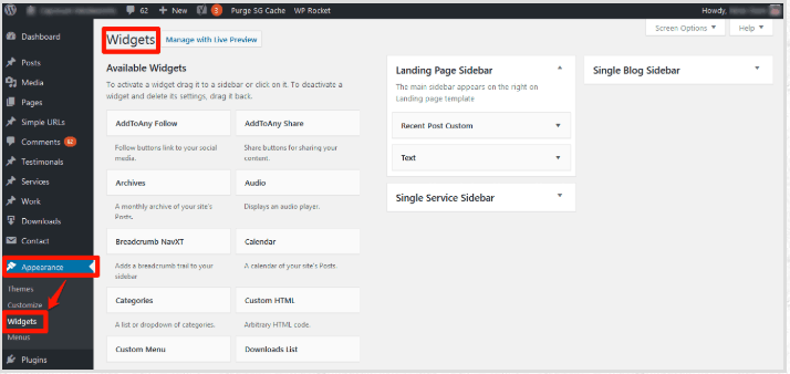 WordPress Widgets