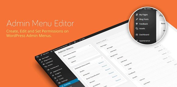 Admin menu editor WordPress plugin