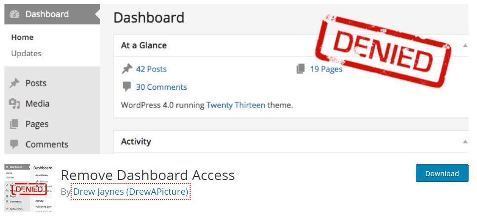 Remove-dashboard-access