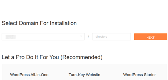 select domain
