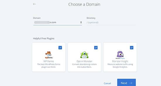 select domain plugins