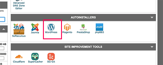 sg wp installer