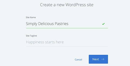 wp site title