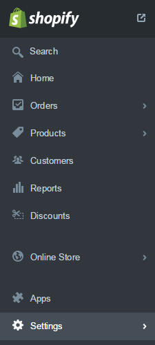 shopify sidebar