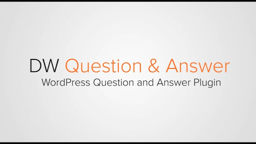 DW question & answer plugin