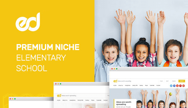 ed school wordpress education theme