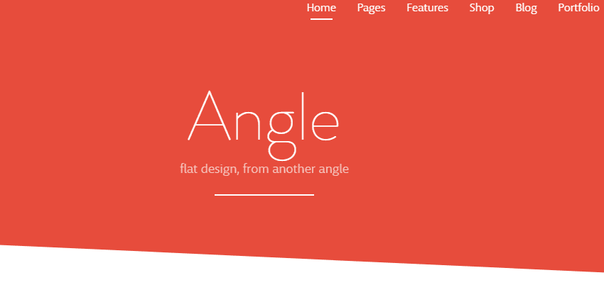 Angle busieness theme