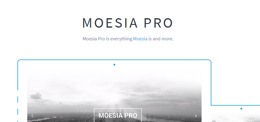 Moesia pro wordpress business theme