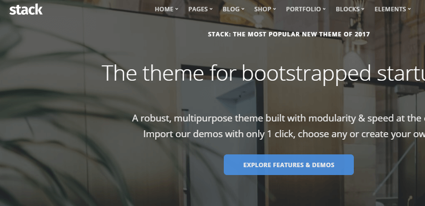 Stack WordPress themes for business