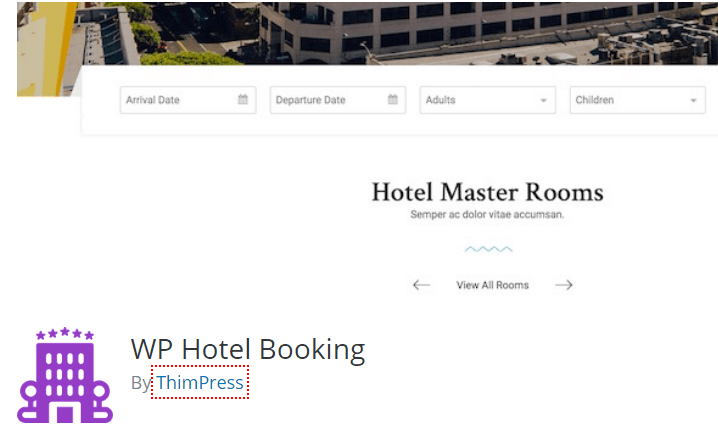 Wp hotel plugin