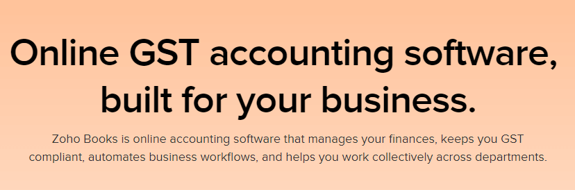 zohobooks wordpress accounting software