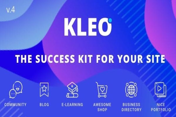 Kleo buddypress WordPress Community theme   